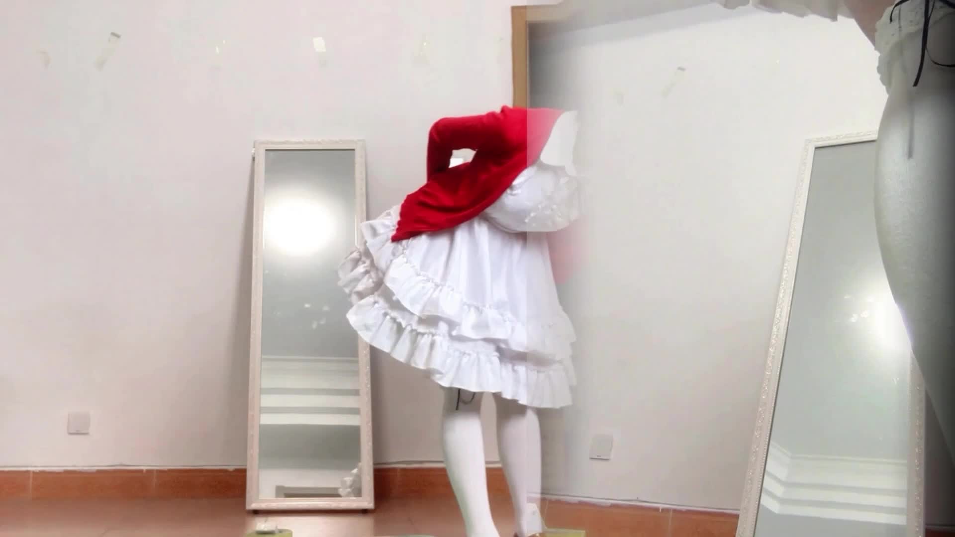 操 丝袜 - 白丝洛丽塔 双视角 跳宅舞 自慰视频，特别乖巧